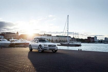 215855 Volvo V90 Cross Country Volvo Ocean Race exterior on location