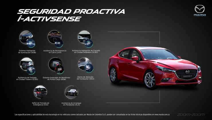 mazda 3 seguridad
