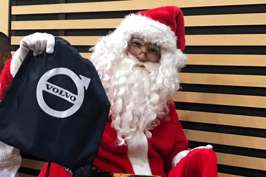 Volvo papa noel