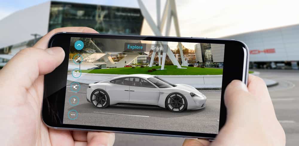 Porsche presenta la app Mission E Realidad Aumentada 1 S18_0805