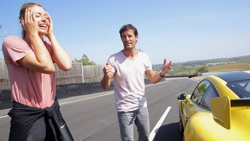 María Sharapova conduce a fondo el Porsche 911 GT2 RS 1 PLA18 0650