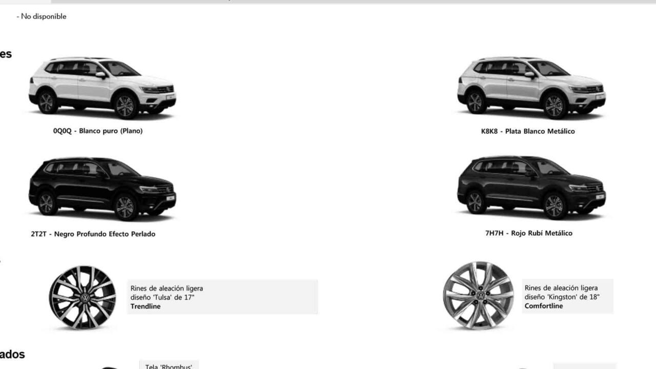 Ficha Técnica VW Tiguan Allspace - Catalogo VW Tiguan Allspace