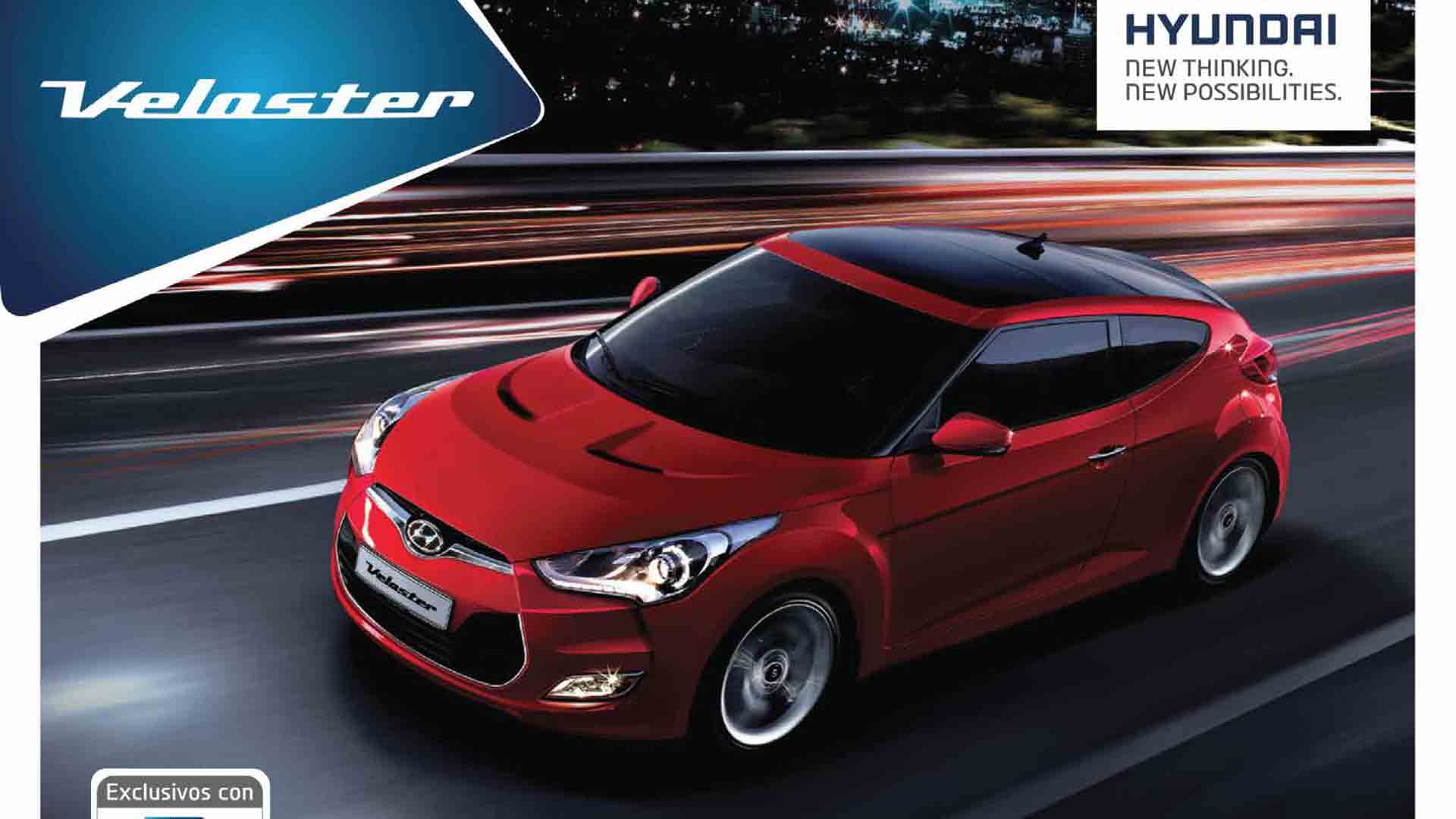 Ficha Técnica Hyundai Veloster - Catalogo Hyundai Veloster 1 ficha tecnica veloster 1