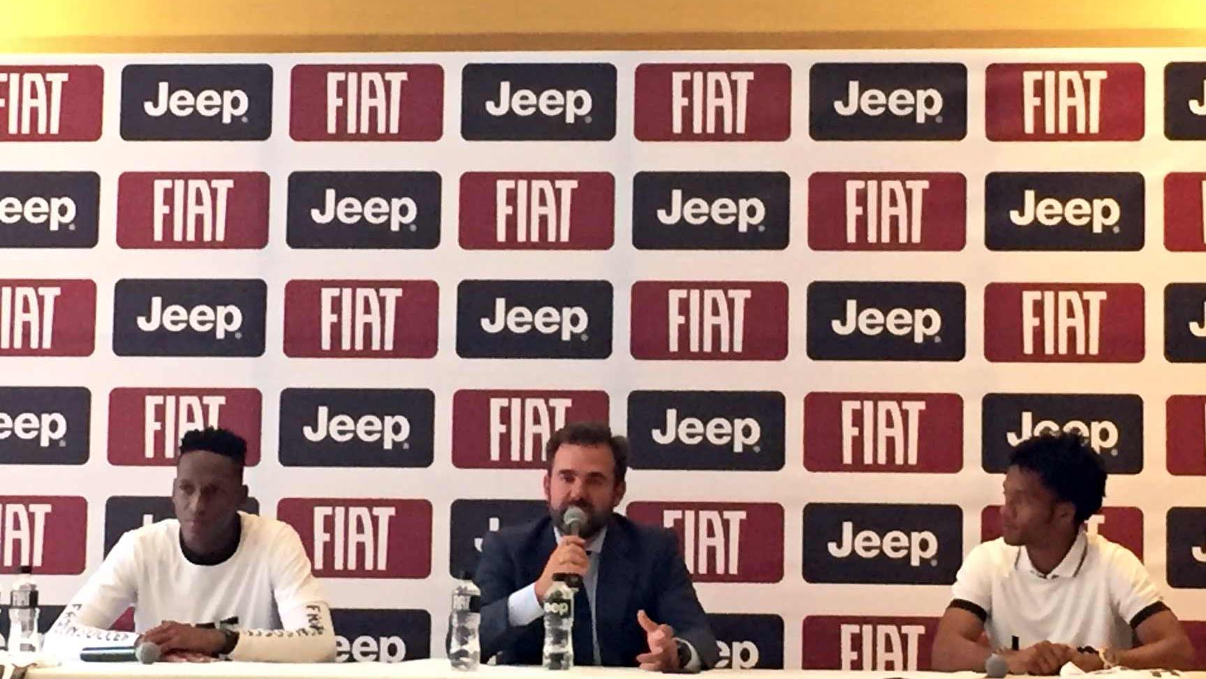 Cuadrado seguira siendo embajador de Jeep y Yerry Mina es el nuevo Embajador de Fiat 1 Fiat Jeep
