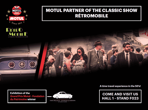 Motul Vuelve a la década de 1950 en Rétromobile 1 unnamed