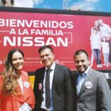 Michelle Manterola actriz Leonardo Gutierrez Jefe de Producto Nissan y Daniel Pérez periodista