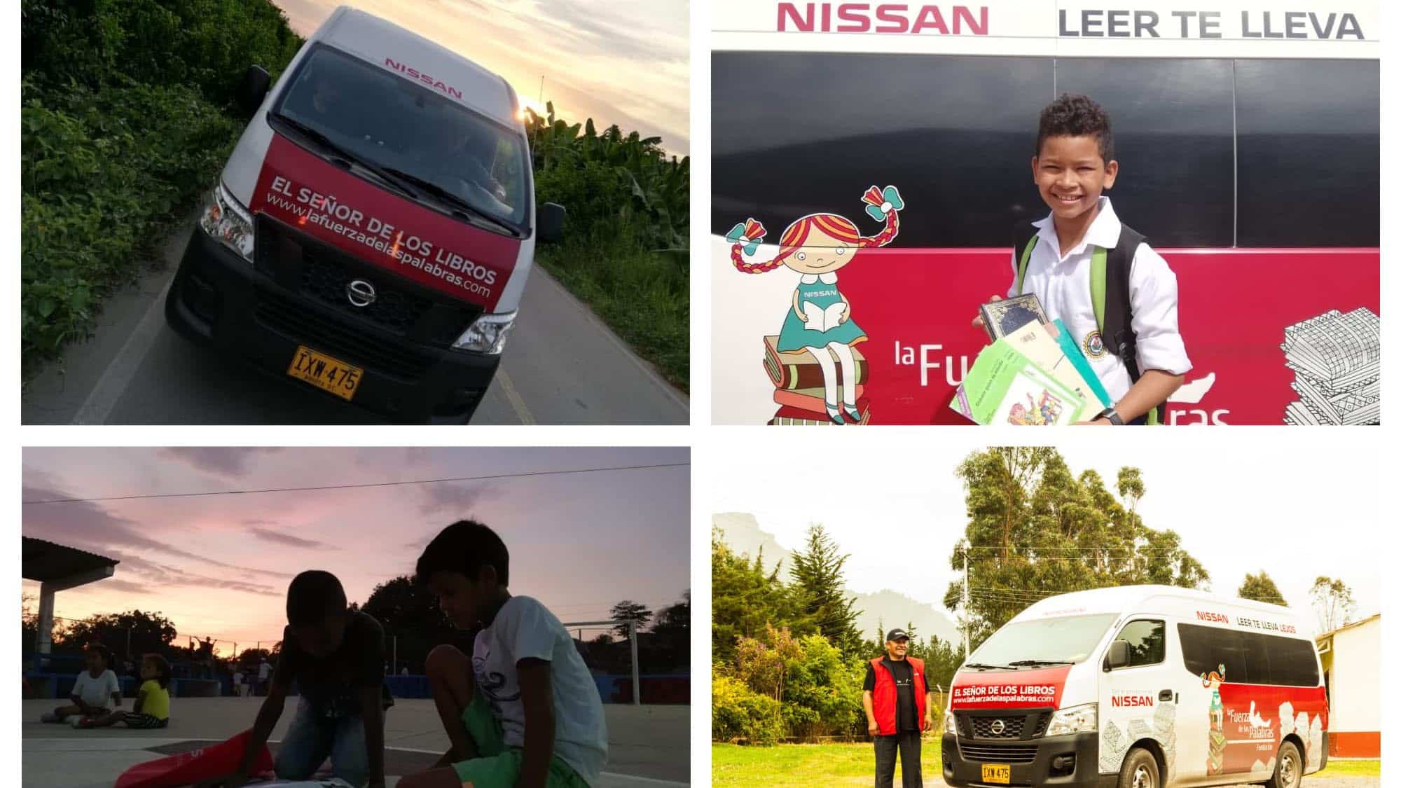 NISSAN RINDE HOMENAJE A GABRIEL GARCÍA MÁRQUEZ ENTREGANDO LITERATURA A NIÑOS DE LA RUTA MACONDO CON UNA BIBLIOTECA MÓVIL 1 Ruta Macondo 1