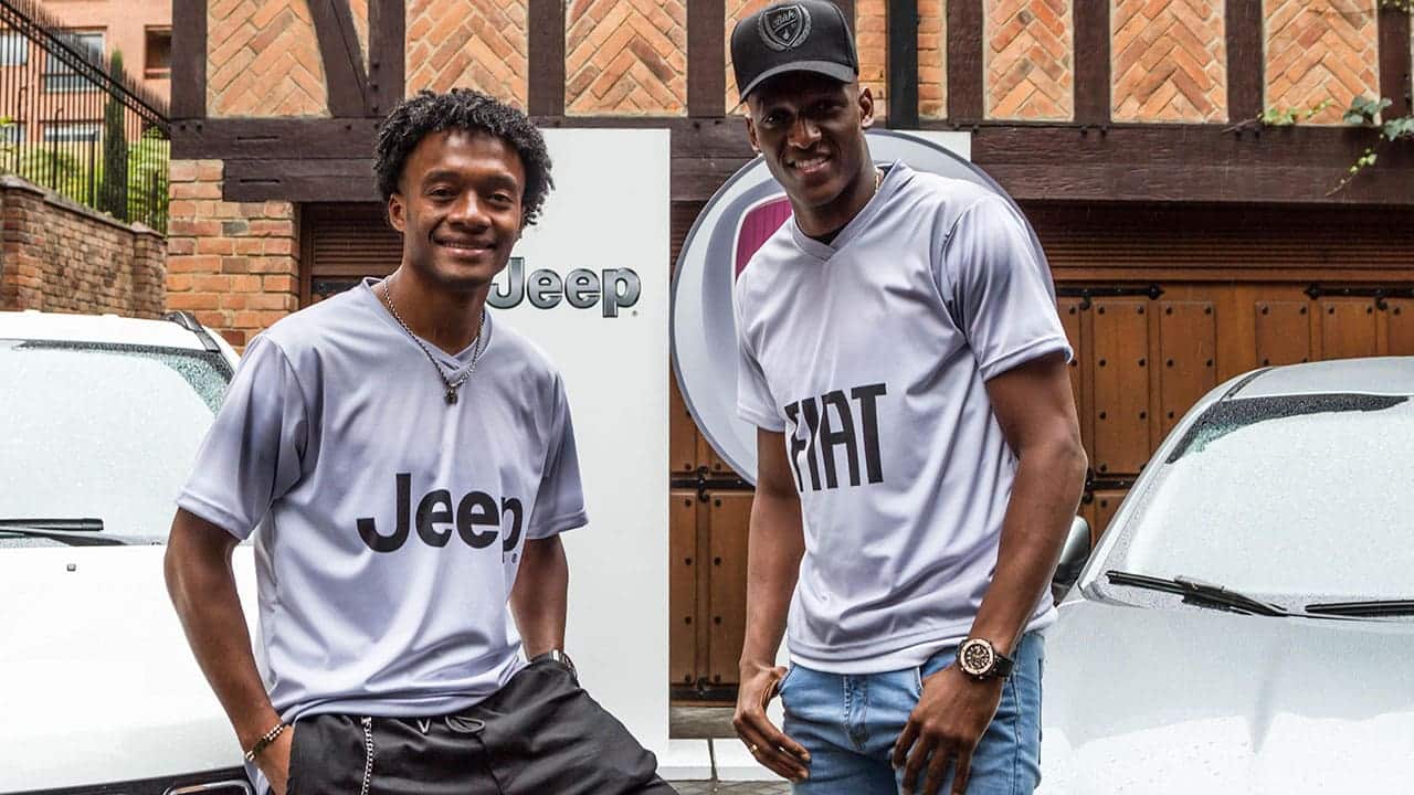 JEEP Y FIAT CONTRIBUIRÁN CON DONACIONES A LAS FUNDACIONES DE JUAN GUILLERMO CUADRADO Y YERRY MINA 1 0 3