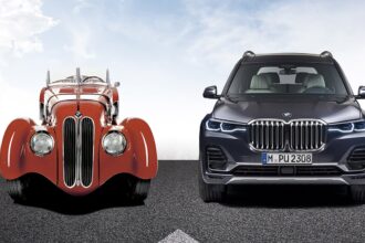 evolucion de parrilla bmw