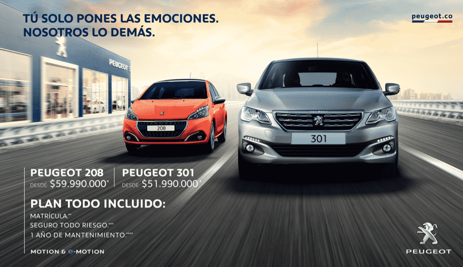 PEUGEOT OFRECE INCREÍBLES BENEFICIOS POR LA COMPRA DE SU GAMA DE AUTOMÓVILES 208 Y 301 1 unnamed 1