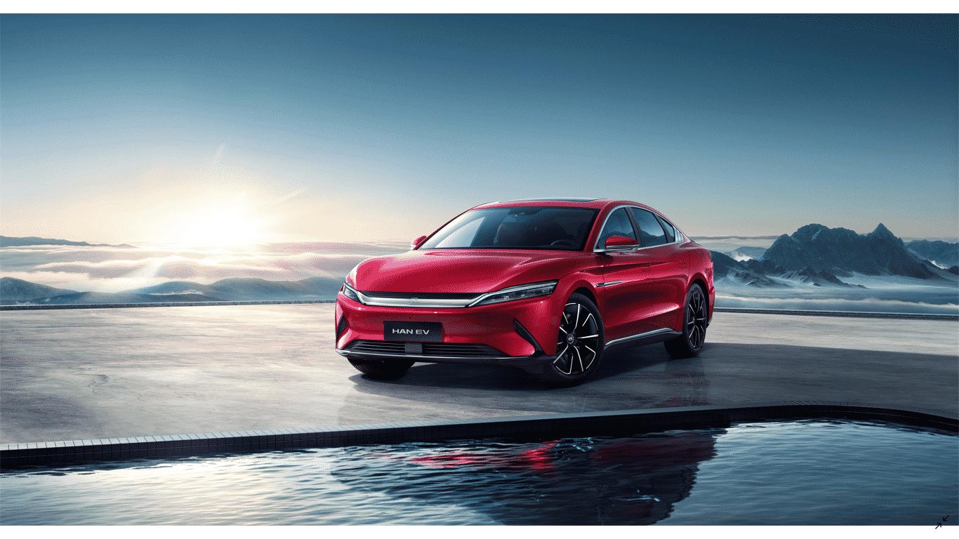 BYD LA MARCA LÍDER DE VEHÍCULOS ELÉCTRICOS EN COLOMBIA EN 2021 1 BYD HAN