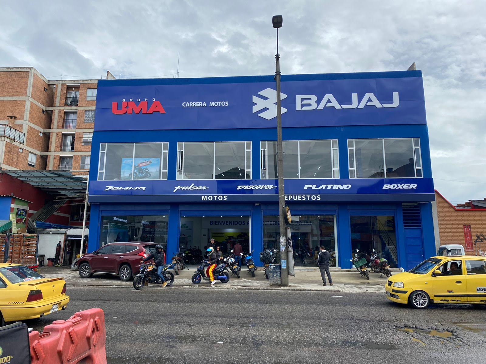 GRUPO UMA ABRE LA TIENDA MÁS GRANDE DE MOTOCICLETAS BAJAJ EN BOGOTÁ 1 grupo uma