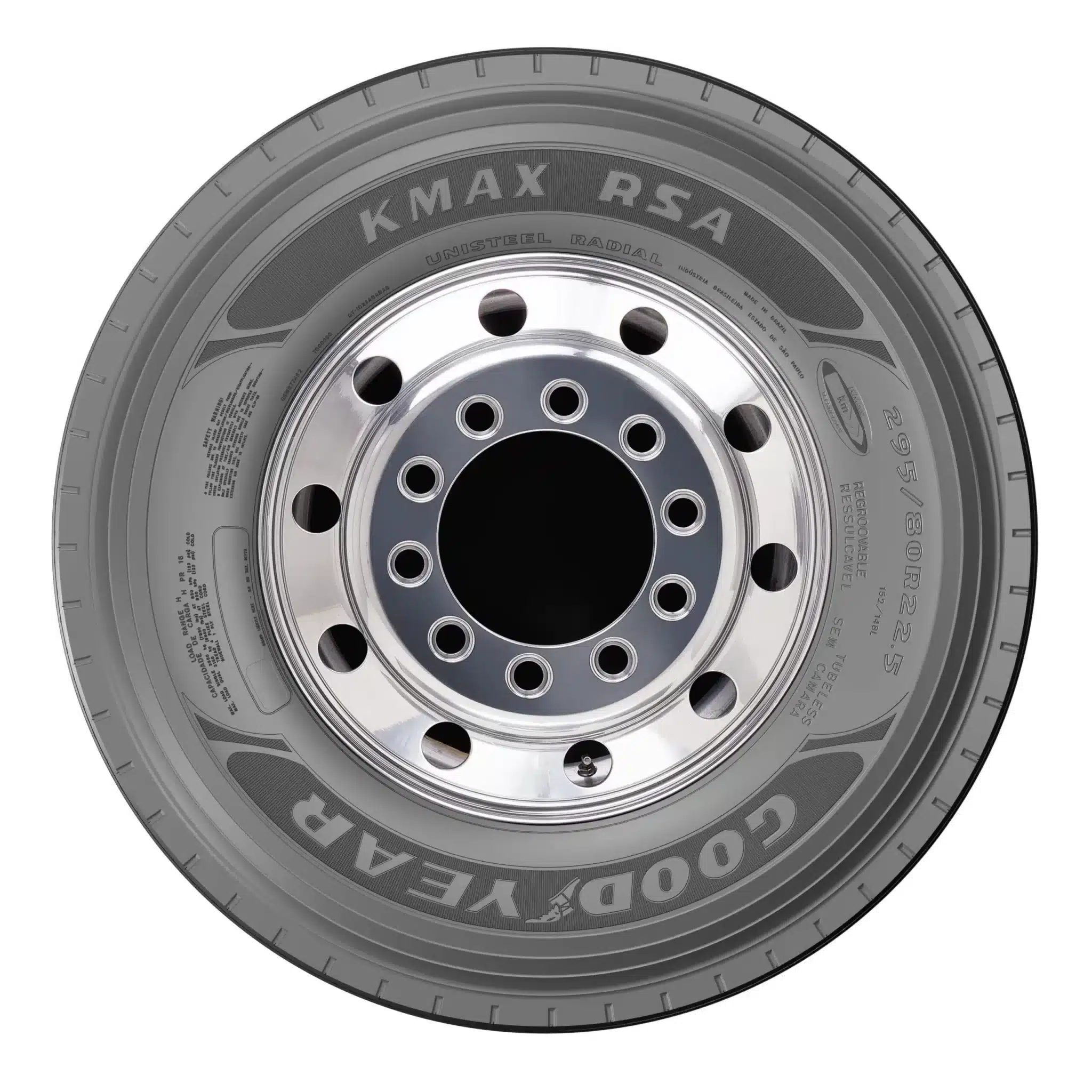 Goodyear presenta la KMAX RSA, para atender el mercado de trailers 1 KMAX RSA sidewall