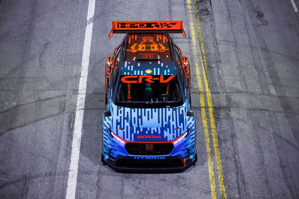 honda cr v hybrid racer 01 Autos Rodando Honda CR V Hybrid Racer