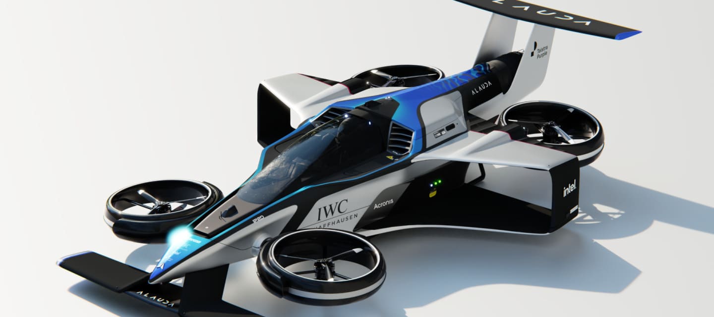 El primer auto de carreras volador tripulado del mundo listo 1 Auto volador