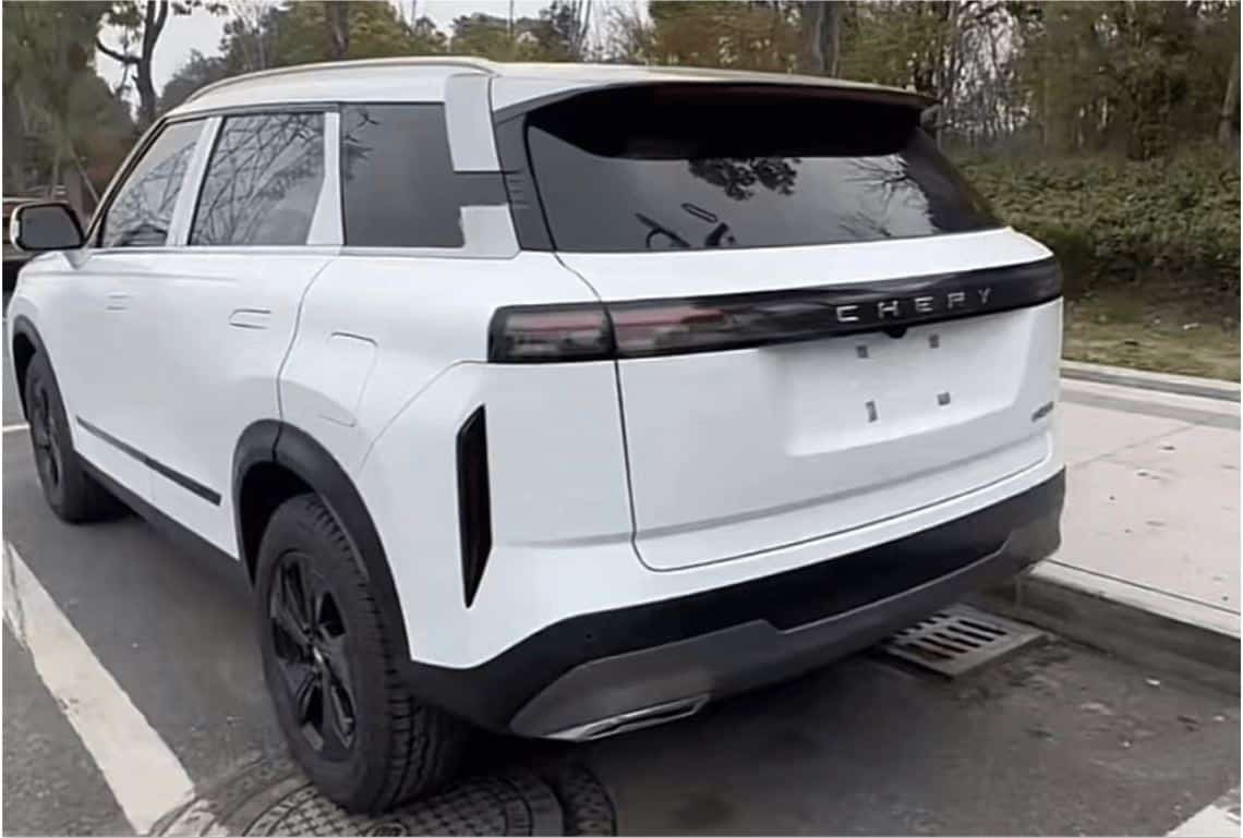 Chery TJ-1 SUV todoterreno: ¡Se filtran imágenes en China! 1 Chery TJ-1 atras
