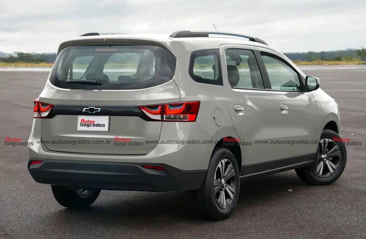 chevrolet spin 2025 trasera Autos Rodando Chevrolet Spin atras