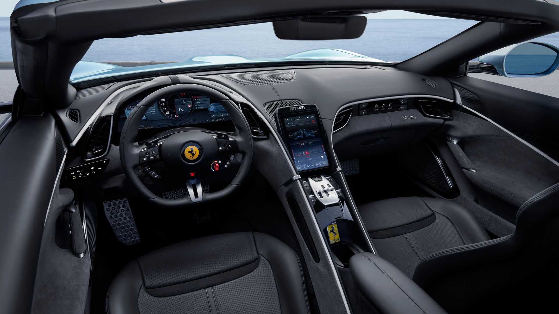 ferrari roma spider 2 – Autos Rodando Ferrari Roma Spider interior