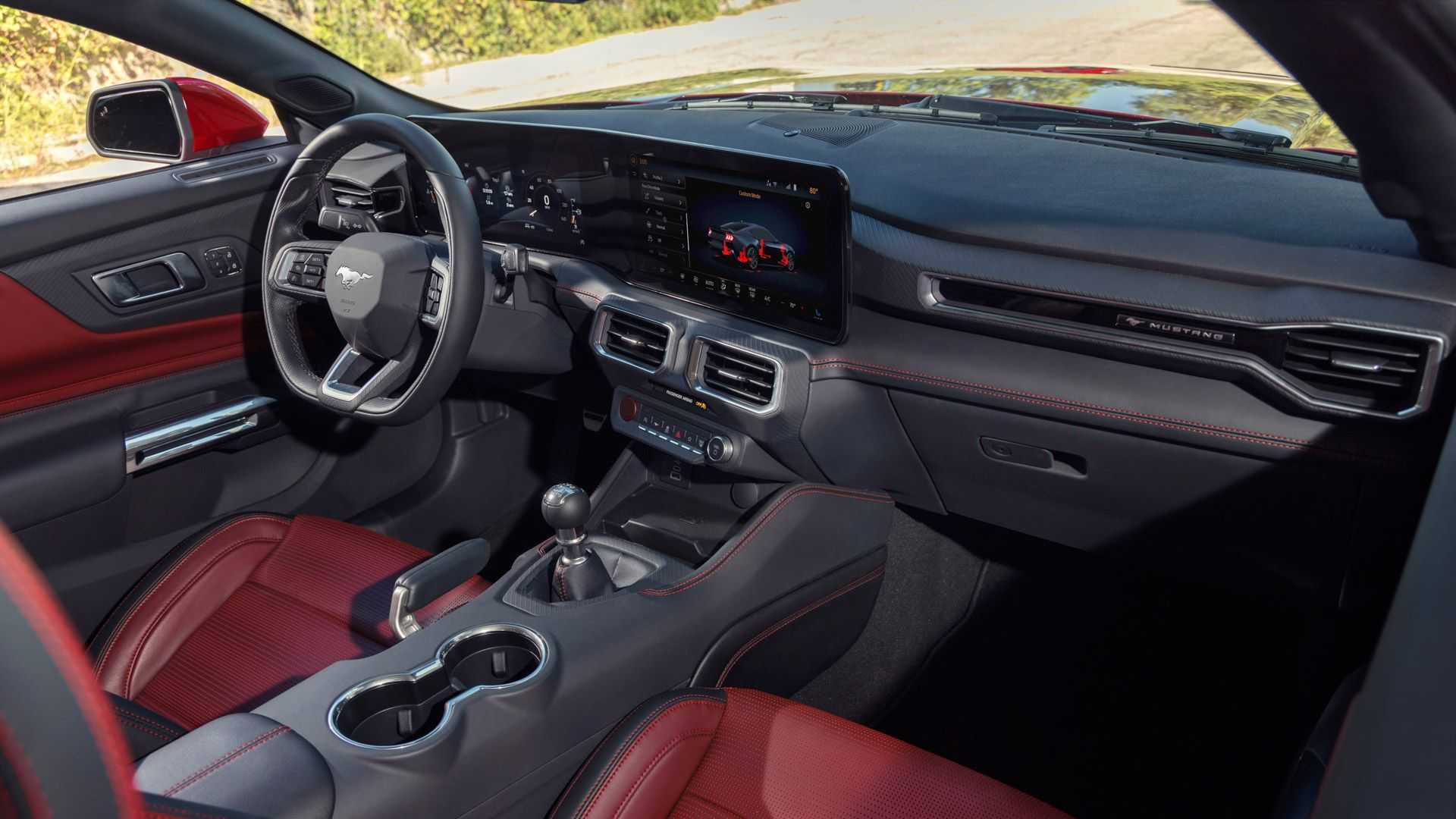 ford mustang 2024 03 Autos Rodando Ford Mustang interior
