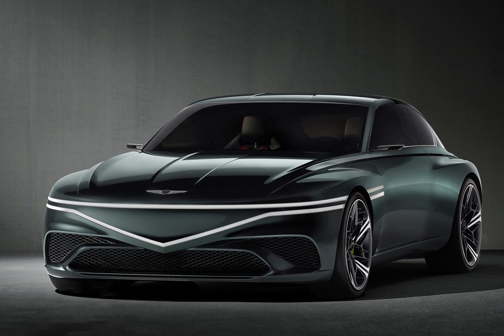Genesis considera la creación de un "Genesis GT" de alto rendimiento eléctrico a partir de sus conceptos X 1 Genesis GT frontal