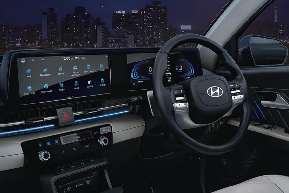 hyundai accent 2024 05 Autos Rodando Hyundai Accent interior