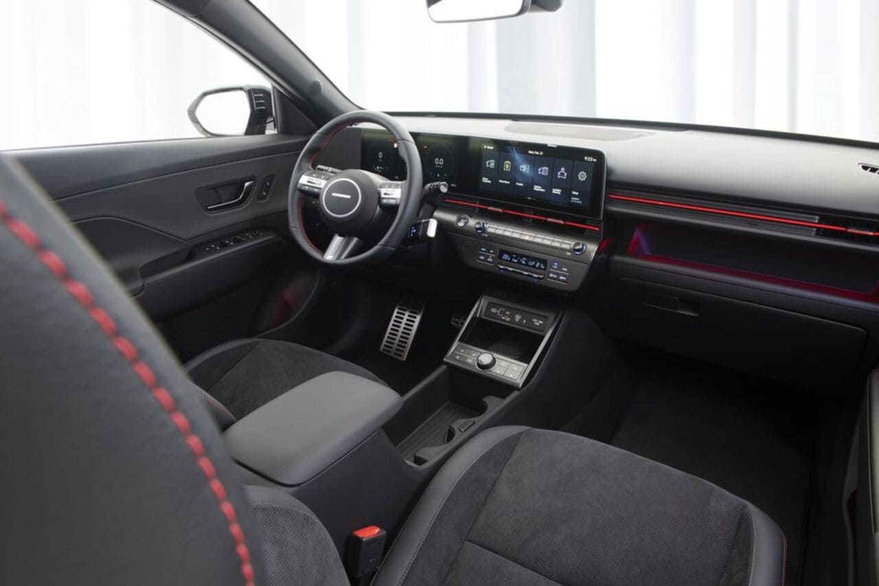 hyundai kona n 2024 04 – Autos Rodando Hyundai Kona 2024 interior