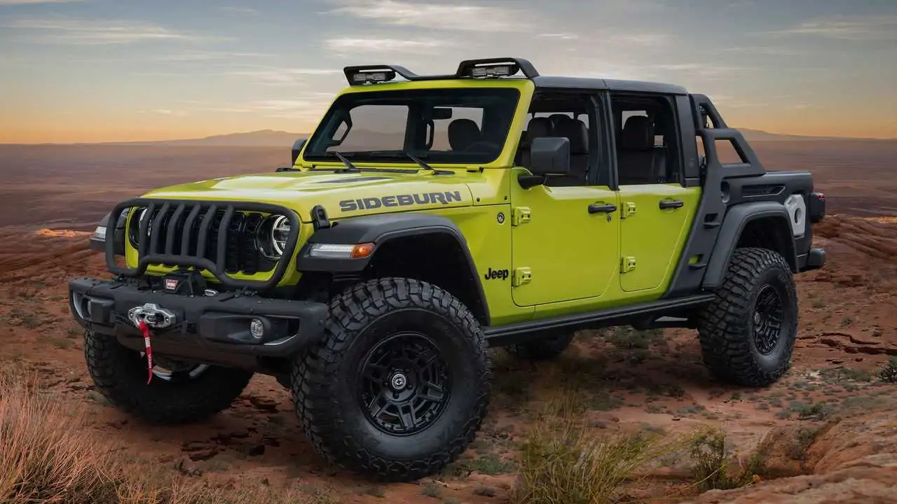 Easter 2023: Jeep Safari, Cherokee Restomod Electrificado, y 7 Conceptos más 1 jeep-gladiator-rubicon-sideburn