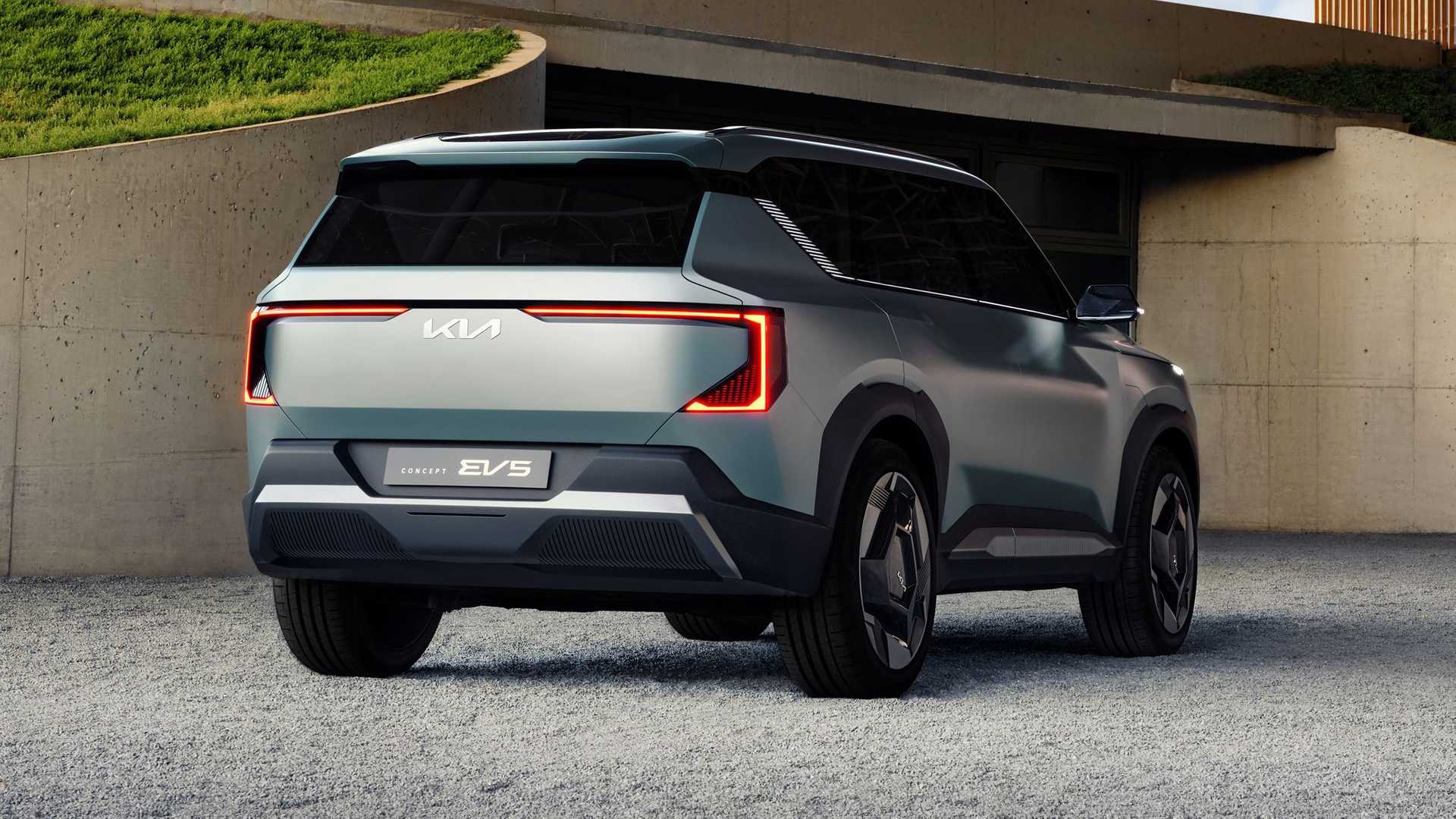 kia concept ev5 03 Autos Rodando Kia EV por detars