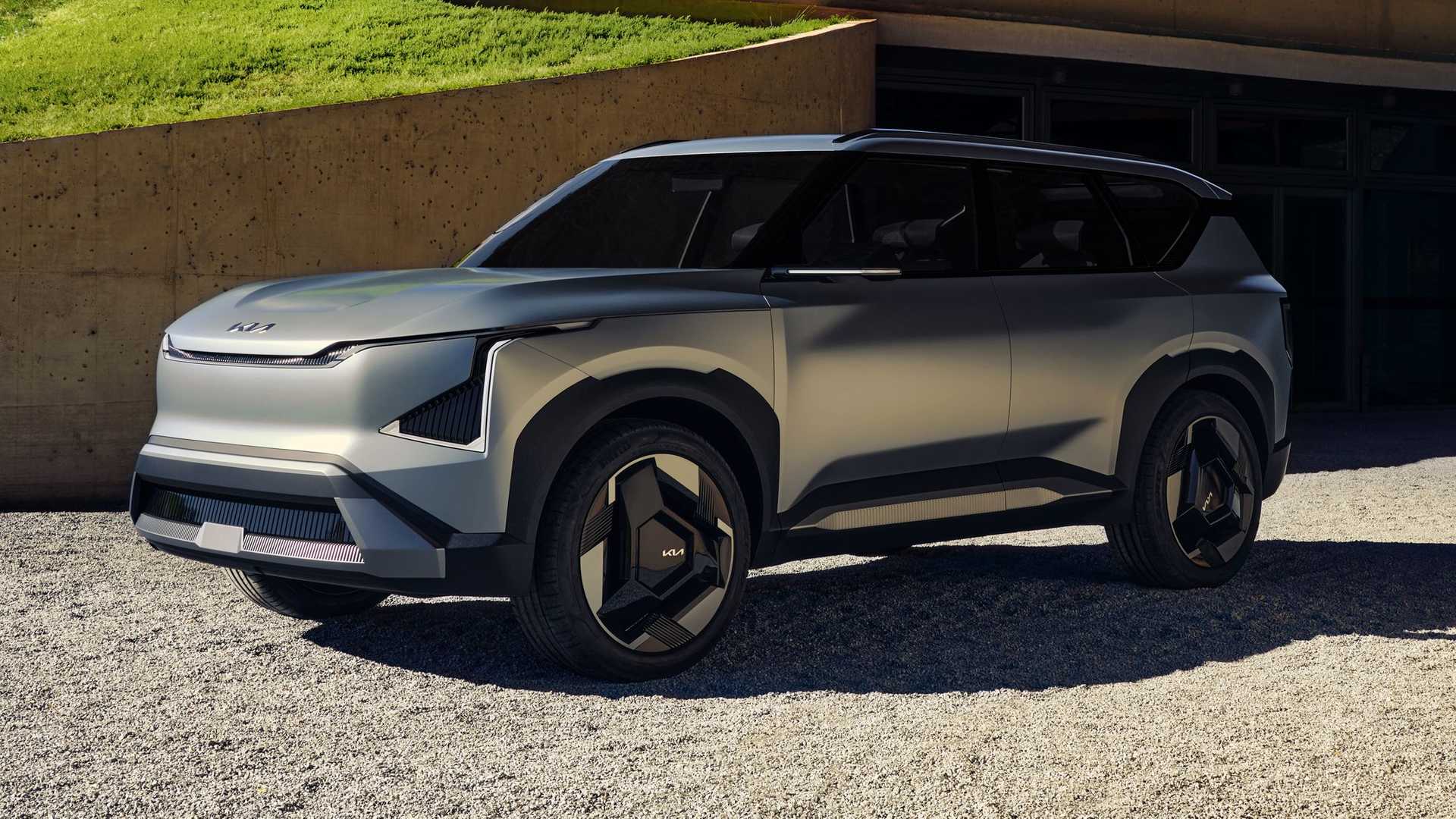 kia concept ev5 Autos Rodando Kia EV frente