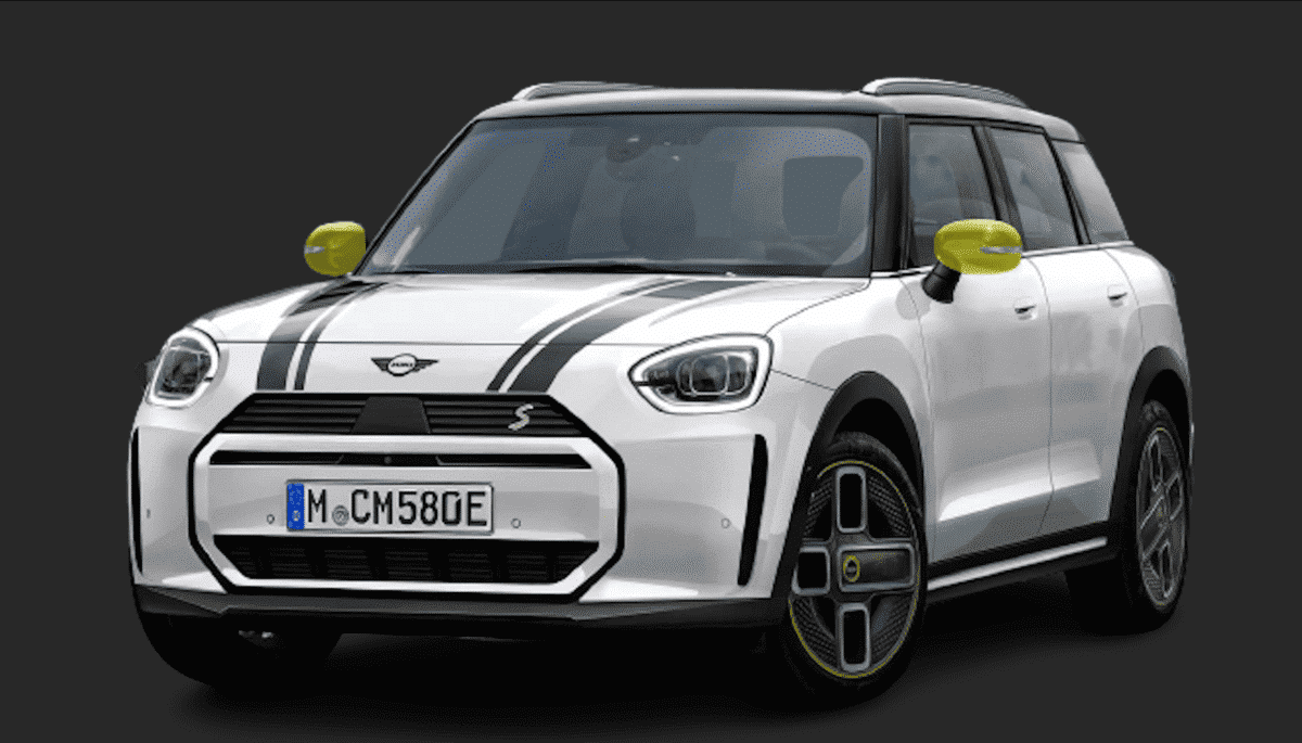 Mini Countryman Eléctrico: Se muestra en render con una cara mas cuadrada 1 Mini Countryman Eléctrico