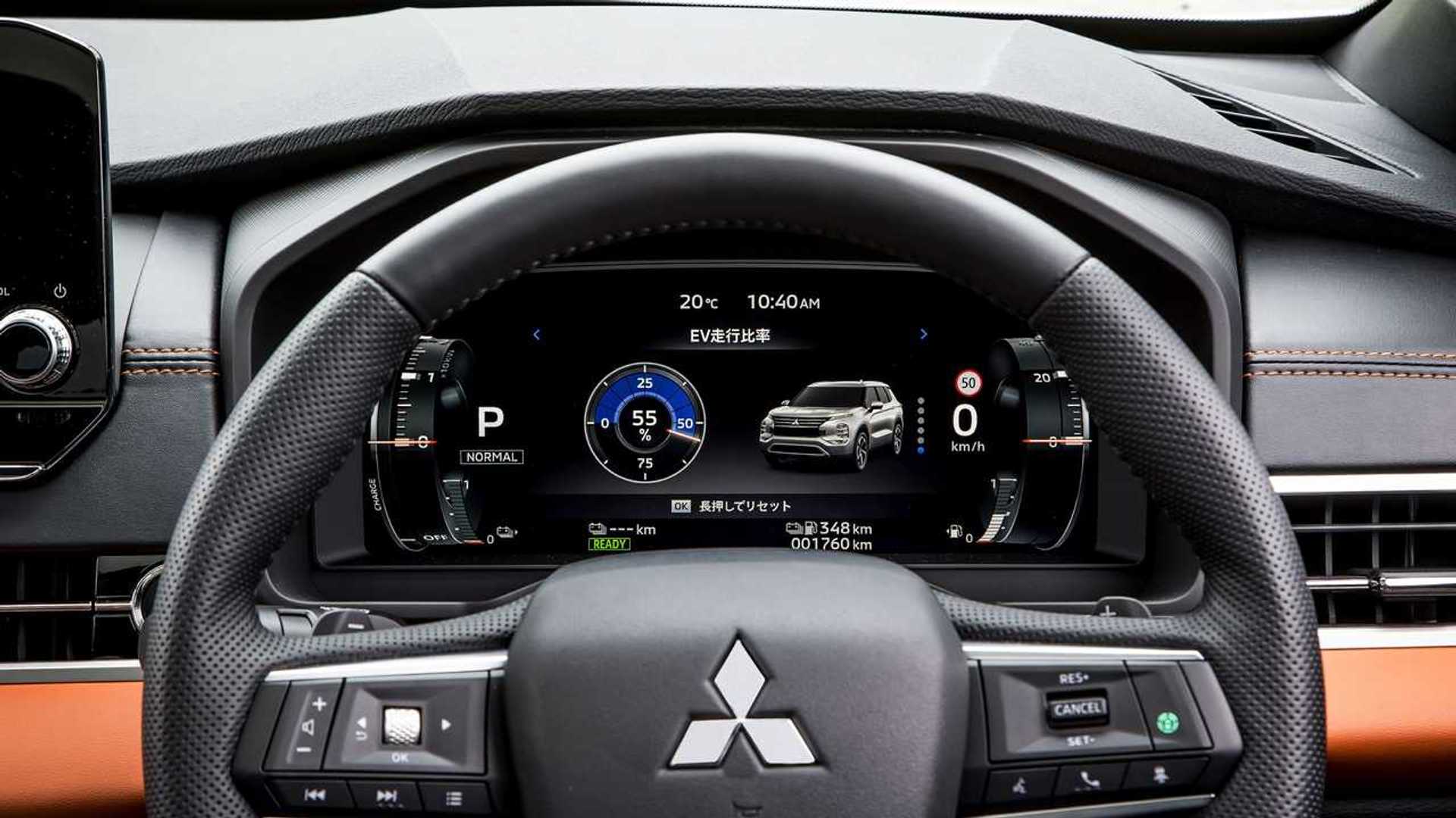 mitsubishi outlander 2023 01 – Autos Rodando Mitsubishi Outlander 2023 cluster