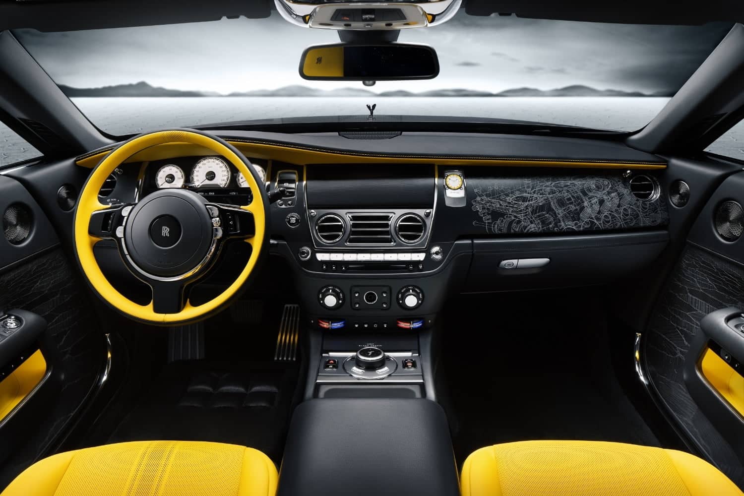 rolls royce black black arrow 03 Autos Rodando Rolls Royce Black Black Arrow interior