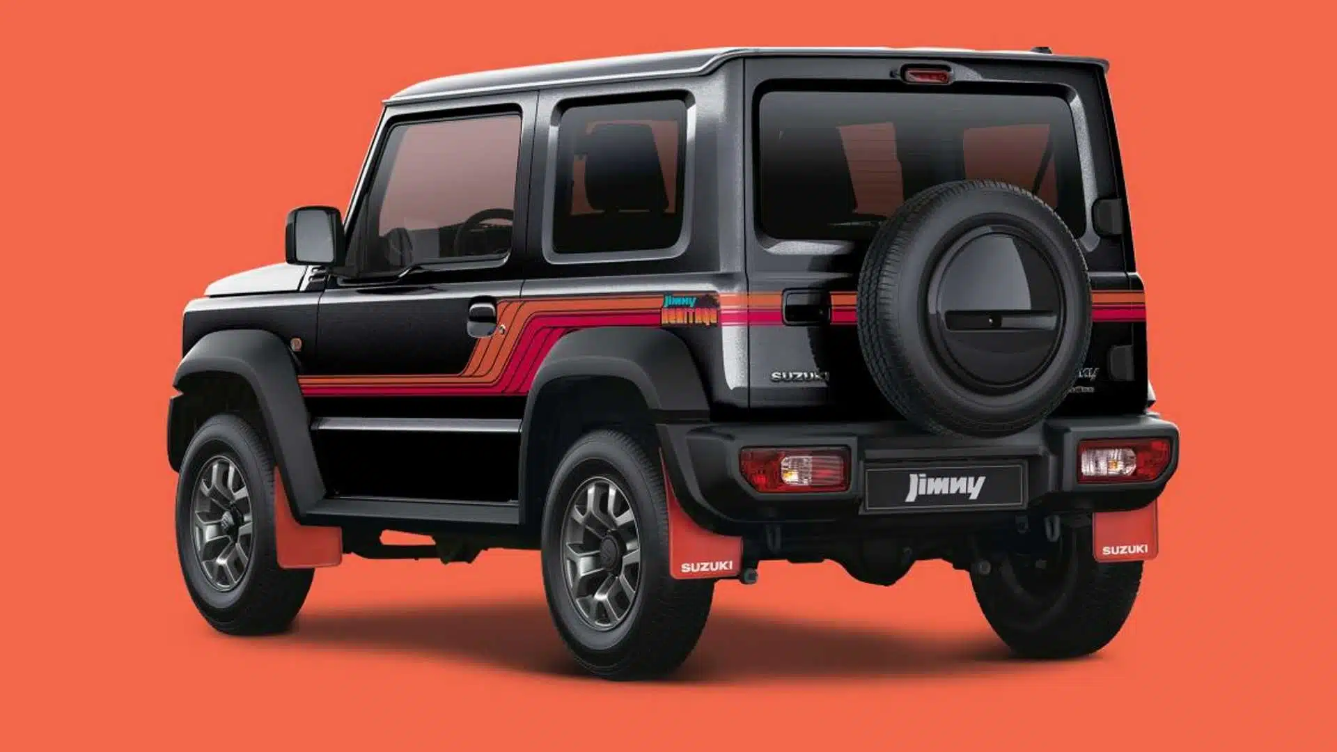 suzuki jimny heritage 1 Autos Rodando Suzuki Jimny Heritage Edition atras