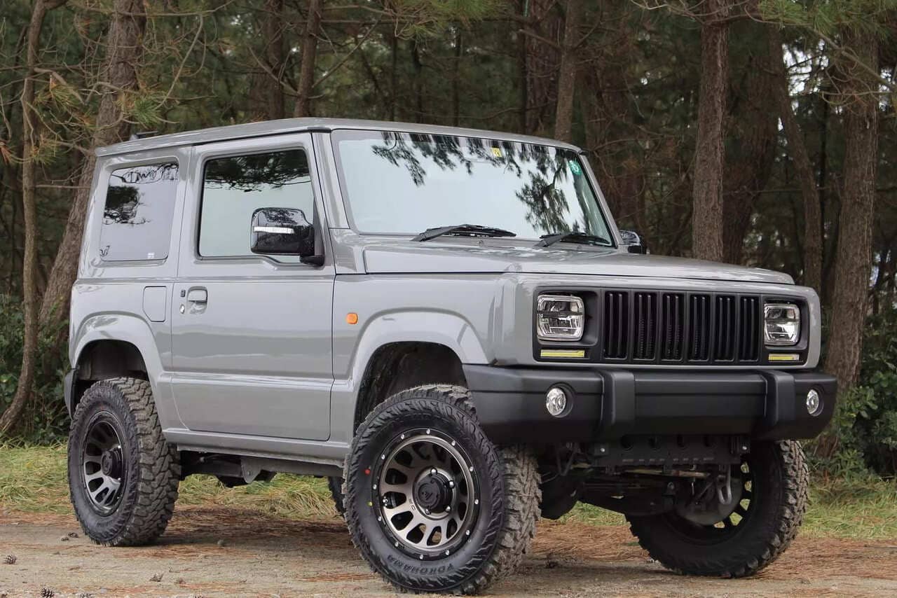 suzuki jimny jeep cherokee xj bodykit 2 Autos Rodando Suzuki Jimny body kit Jeep