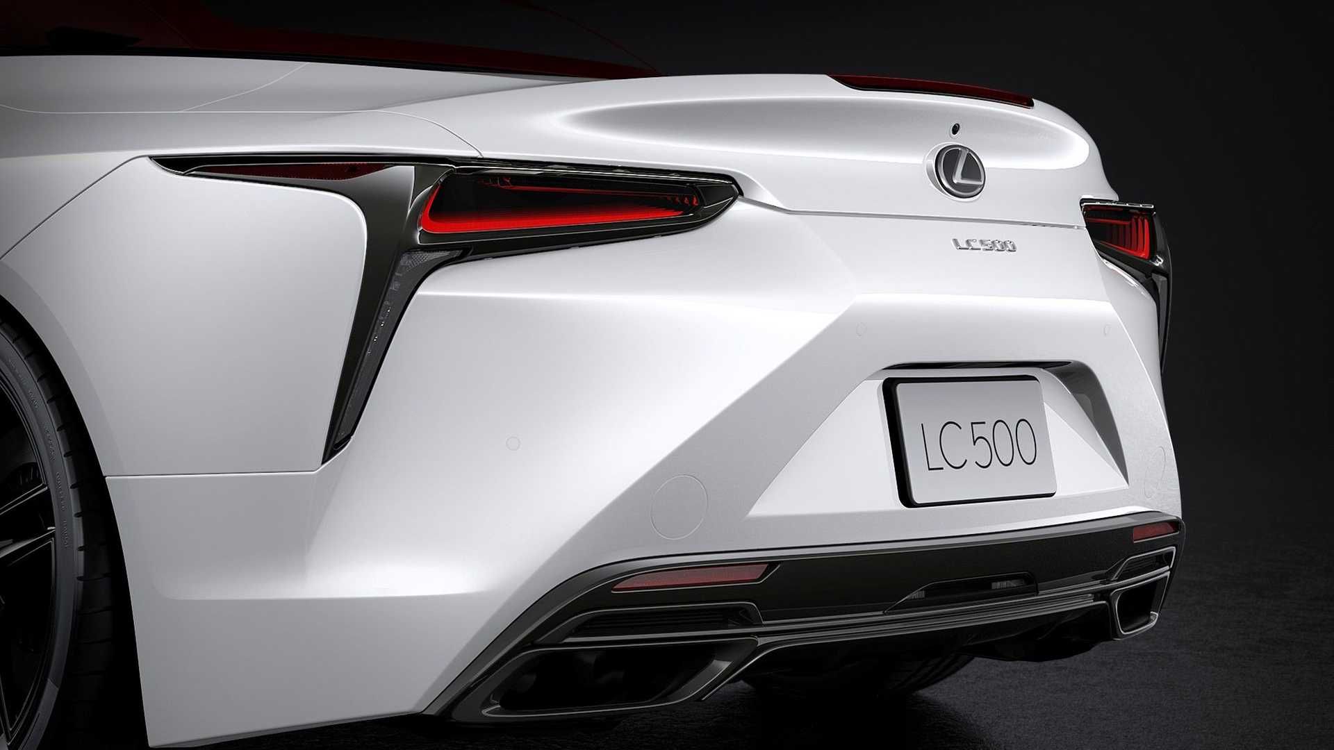 2024 lexus lc ultimate edition 05 Autos Rodando Lexus LC atras