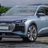 Audi Q6 e-tron al descubierto en renderizados cercanos al prototipo de producción 7 Audi Q6 e-tron