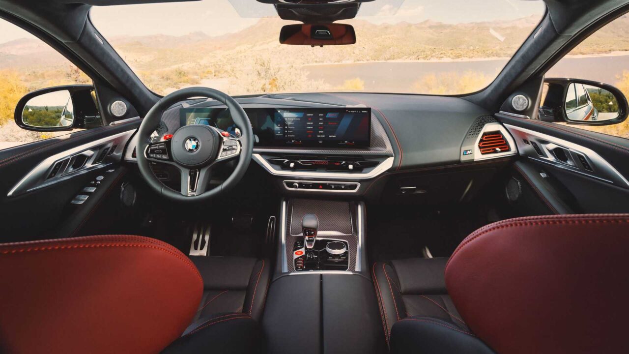 BMW XM Label Red interior