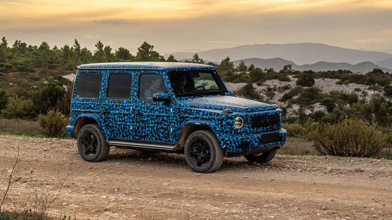 mercedes benz eqg prototype 2 Autos Rodando Mercedes EQG lateral