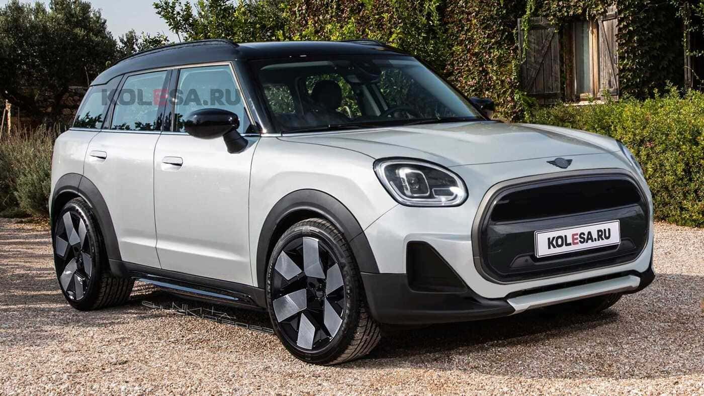 mini countryman 2024 rendering Autos Rodando Mini Countryman rendering