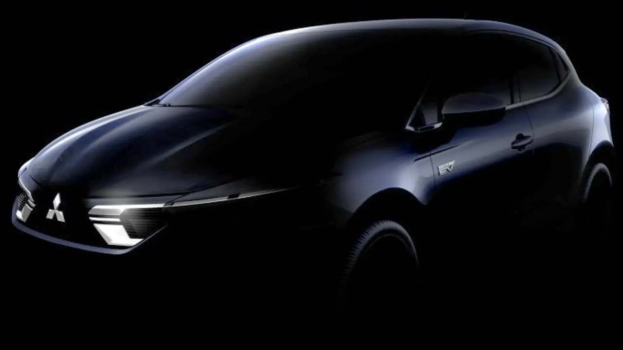 mitsubishi colt_2024 teaser Autos Rodando Mitsubishi Colt delantera