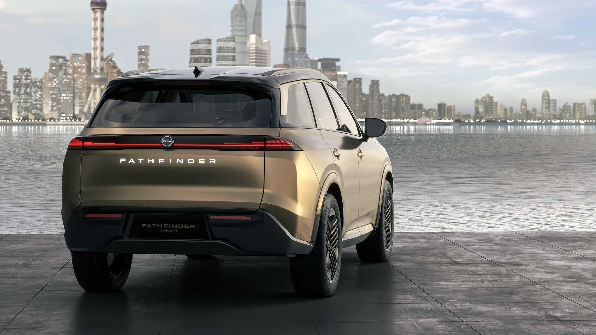 nissan pathfinder concept 01 Autos Rodando Nissan Pathfinder Concept por detras
