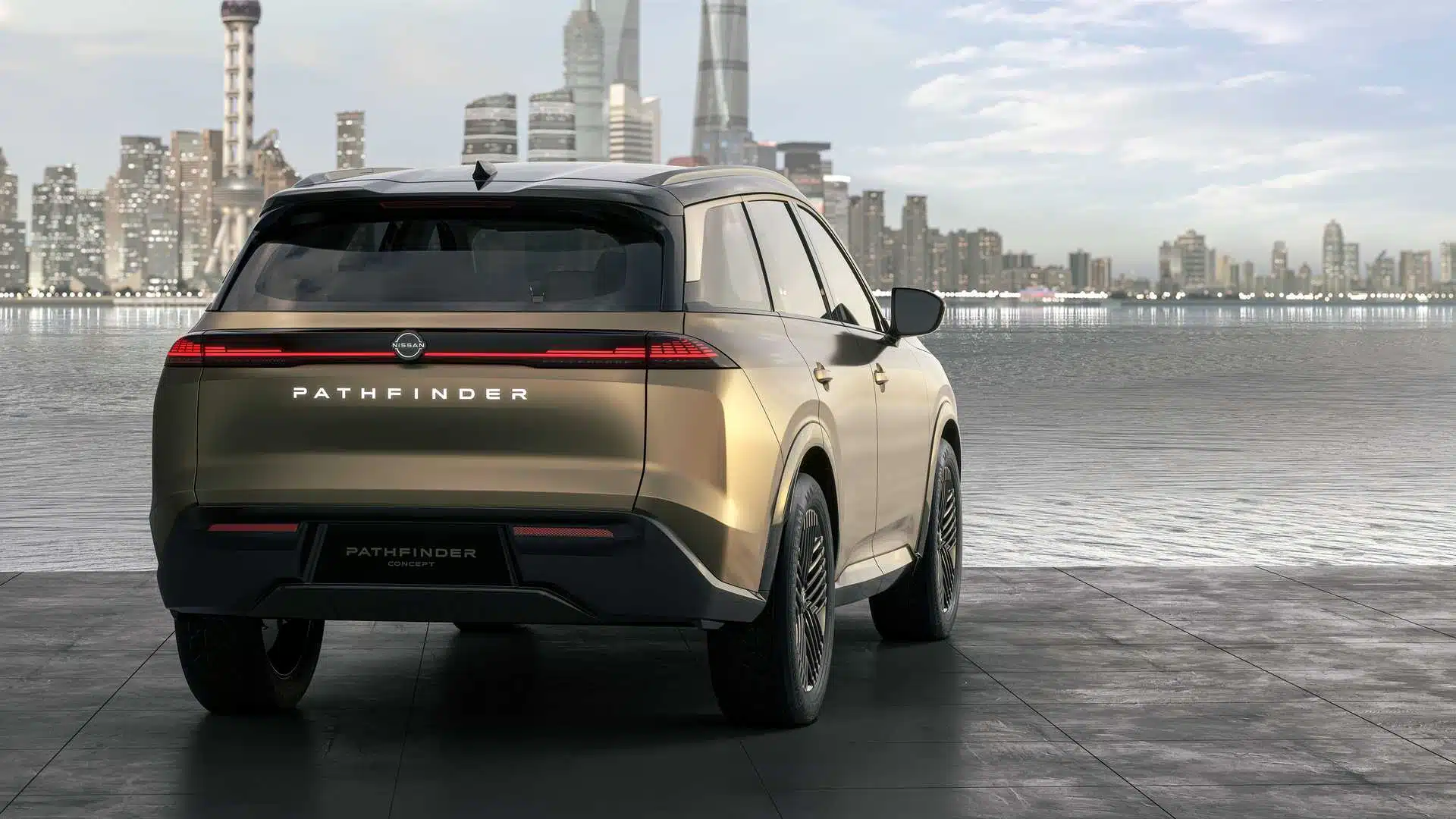 nissan pathfinder concept 01 Autos Rodando Nissan Pathfinder Concept por detras