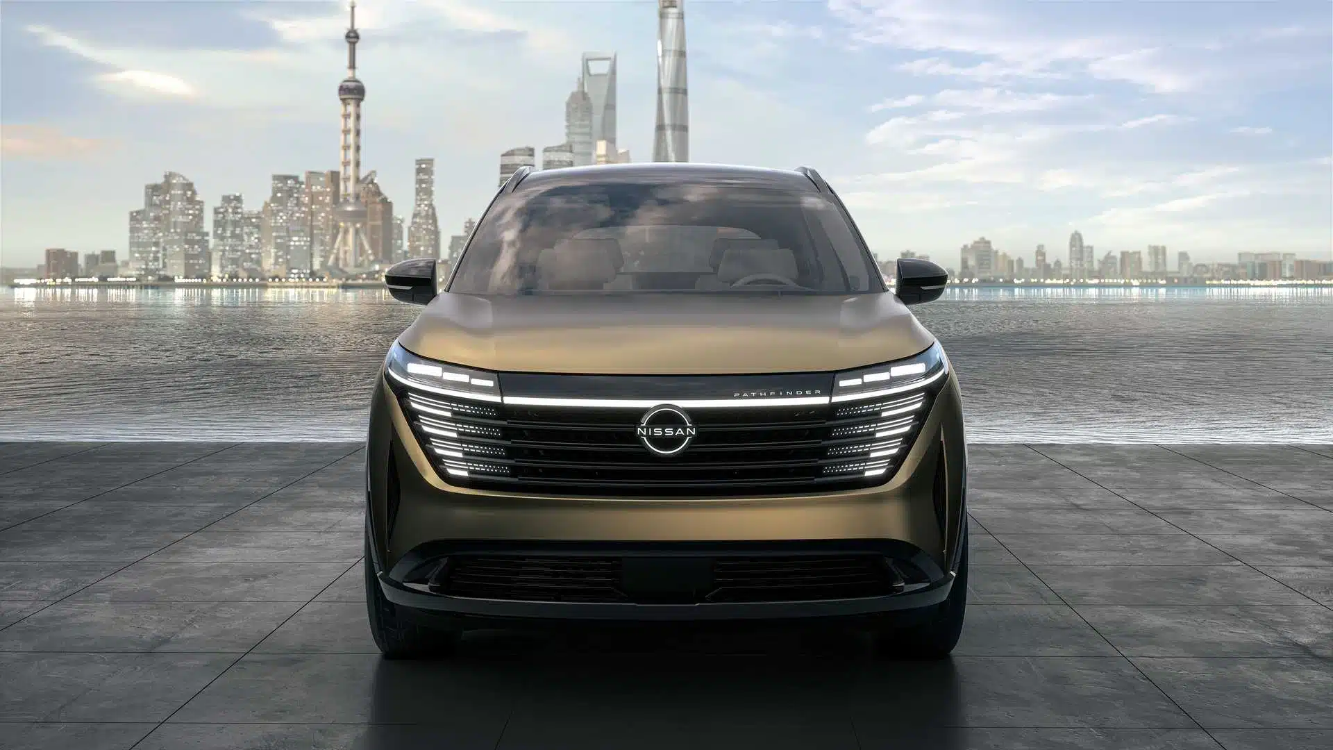 nissan pathfinder concept 04 Autos Rodando Nissan Pathfinder Concept frente