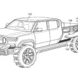 La Rivian R1T 2024 Tendría innovador sistema de almacenamiento lateral en su caja de carga 5 Rivian R1T 2024 patente de espacio