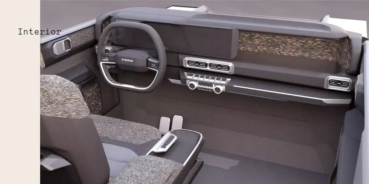 ford mini bronco_01 Autos Rodando Ford Mini Bronco EV interior