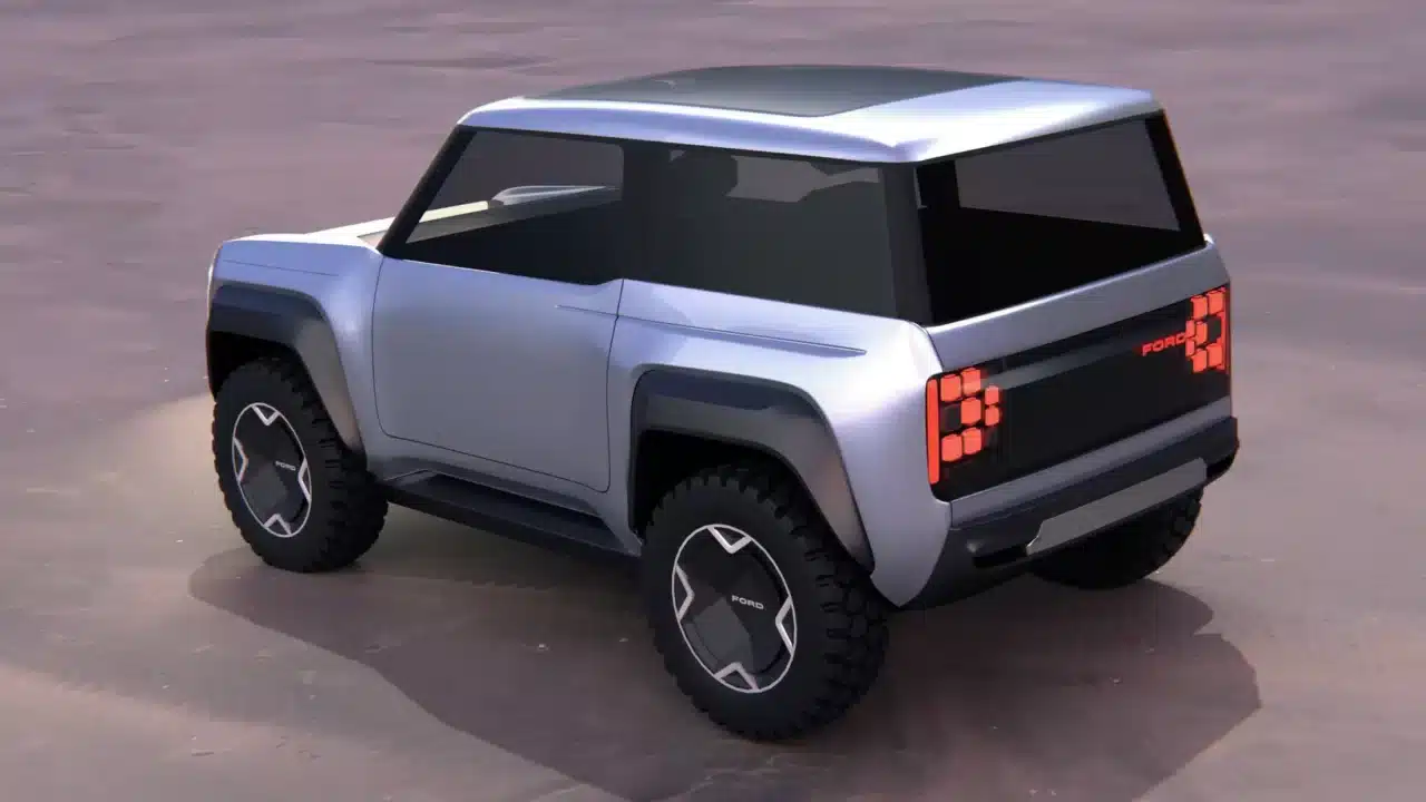 ford mini bronco_04 Autos Rodando Ford Mini Bronco atras