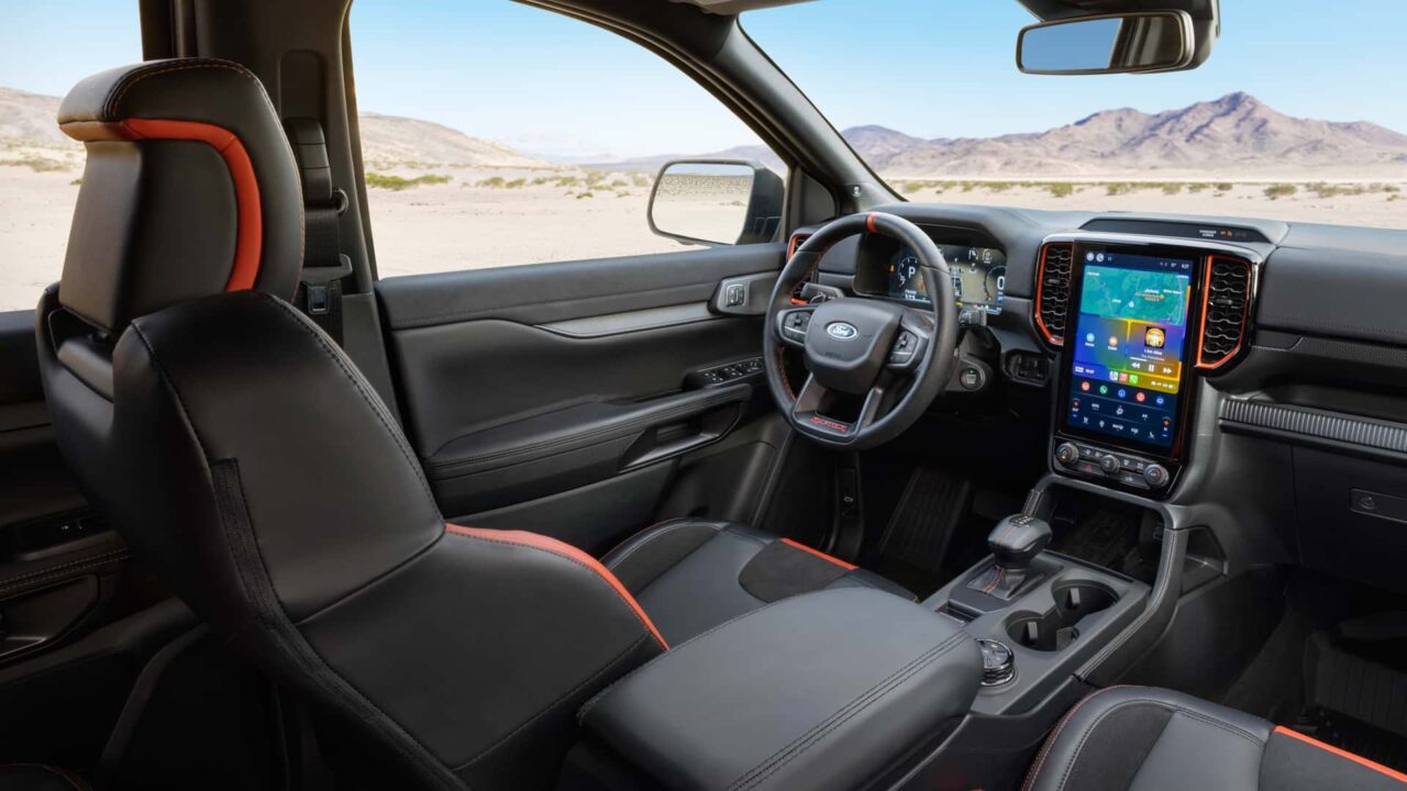 Ford Ranger Raptor 2024 interior