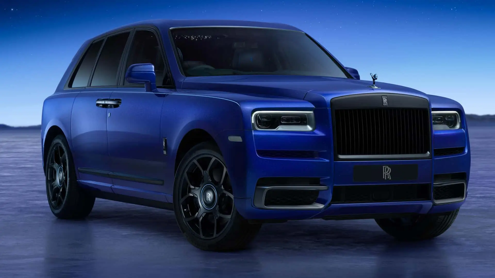 El Rolls Royce Cullinan Blue Shadow Edition
