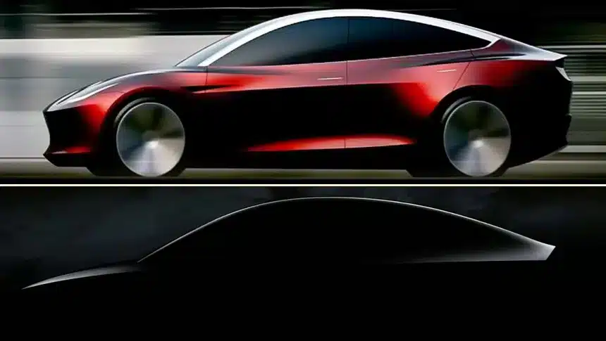 Tesla Model 2: La Marca Revela Progreso en su Próximo Vehículo Eléctrico Compacto 1 Tesla Model 2 teaser