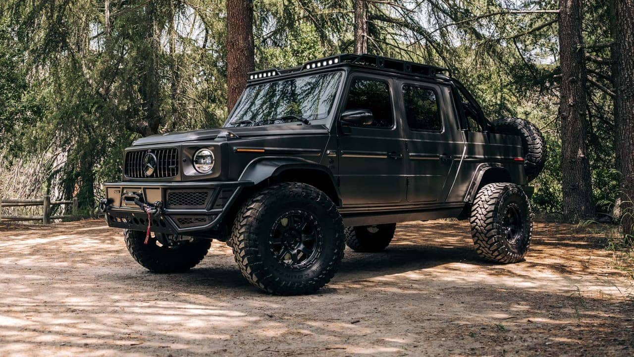 Mercedes-AMG G63 en diagonal